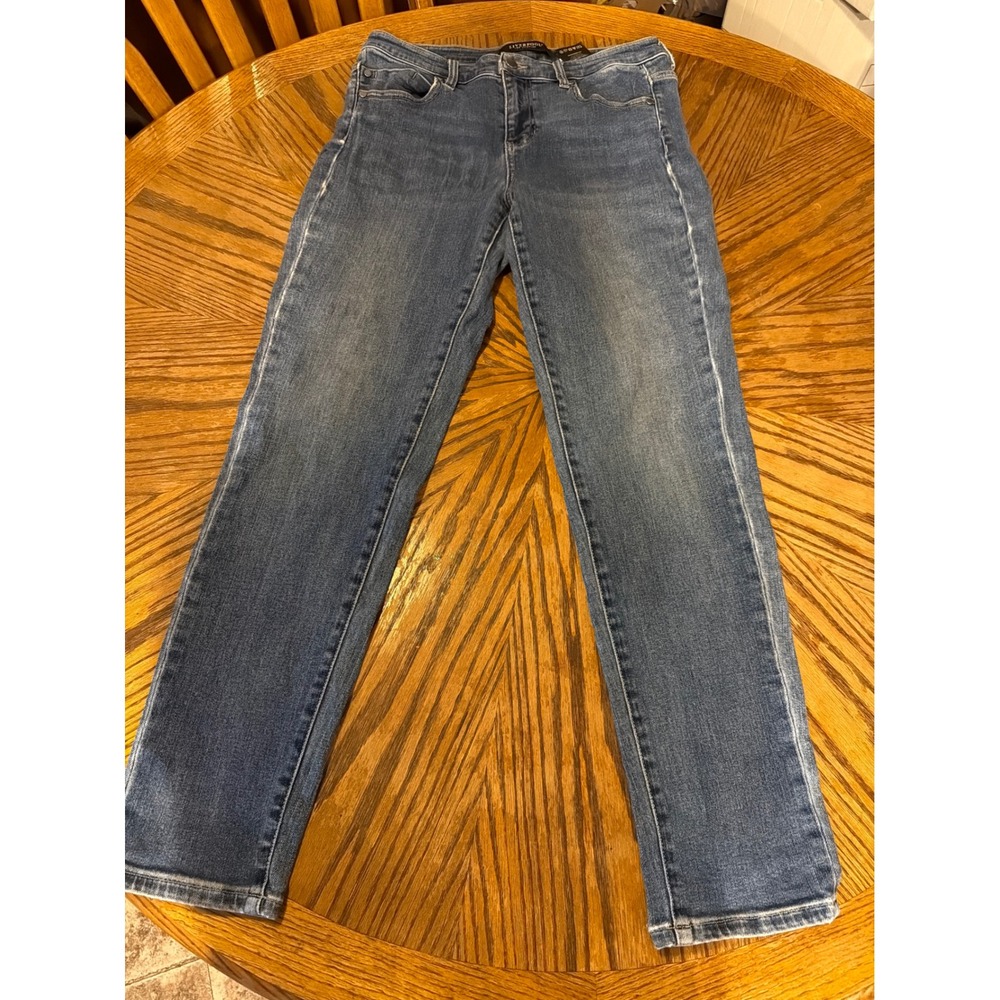 Liverpool Los Angeles The Girlfriend Jeans Vista Blue Straight Leg LM5165VH Sz 8